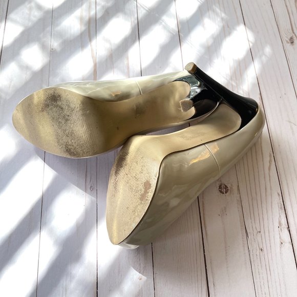 Patent Leather Peep-Toe Platform Pump - Picture 6 of 7